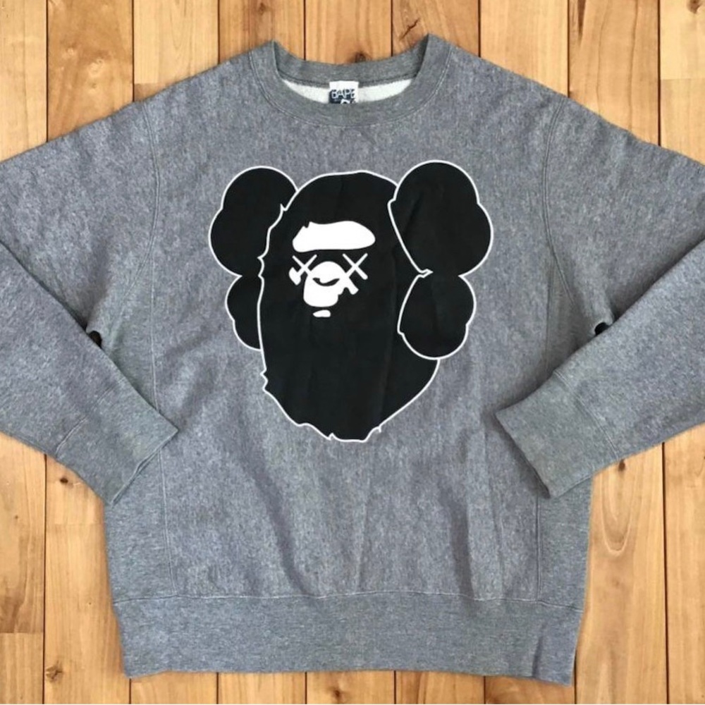 Vintage BAPE x Kaws sweatshirt